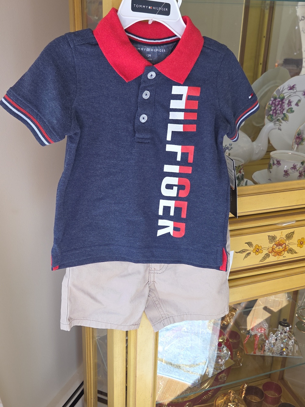 Tommy Hilfiger Boys' Polo Shirt & Shorts Set 12M